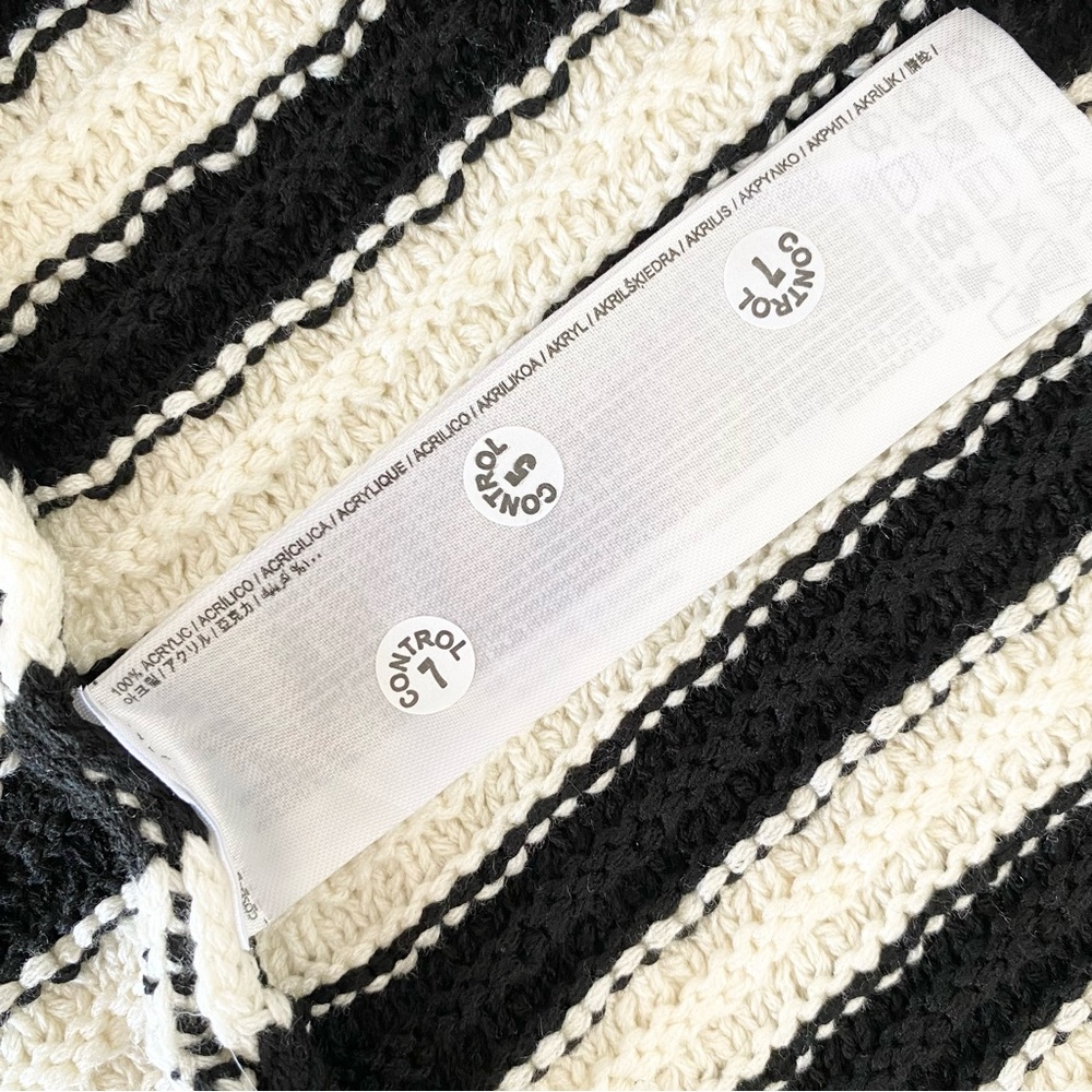 NWT Mango Stripe Knitted Jacket / Cardigan - Picture 10 of 10